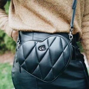 RETAIL LARGE COACH Quilted Heart Bag (Large Version)
